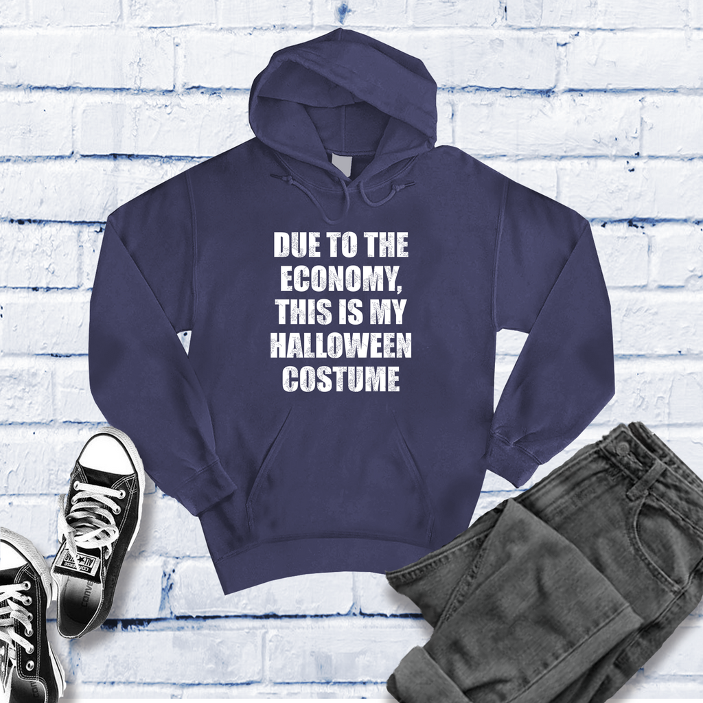Economy Halloween Costume Hoodie Hoodie Tshirts.com Classic Navy Heather S 