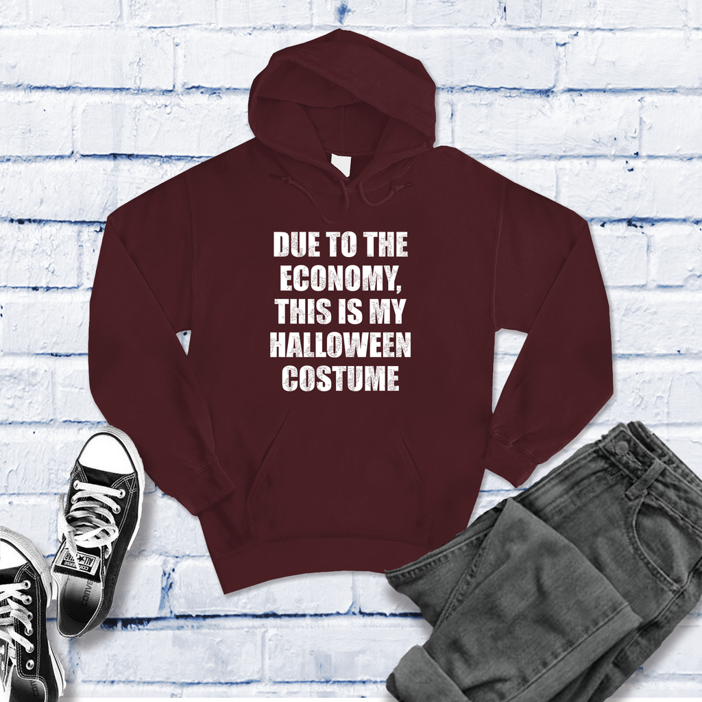 Economy Halloween Costume Hoodie Hoodie Tshirts.com Maroon S 