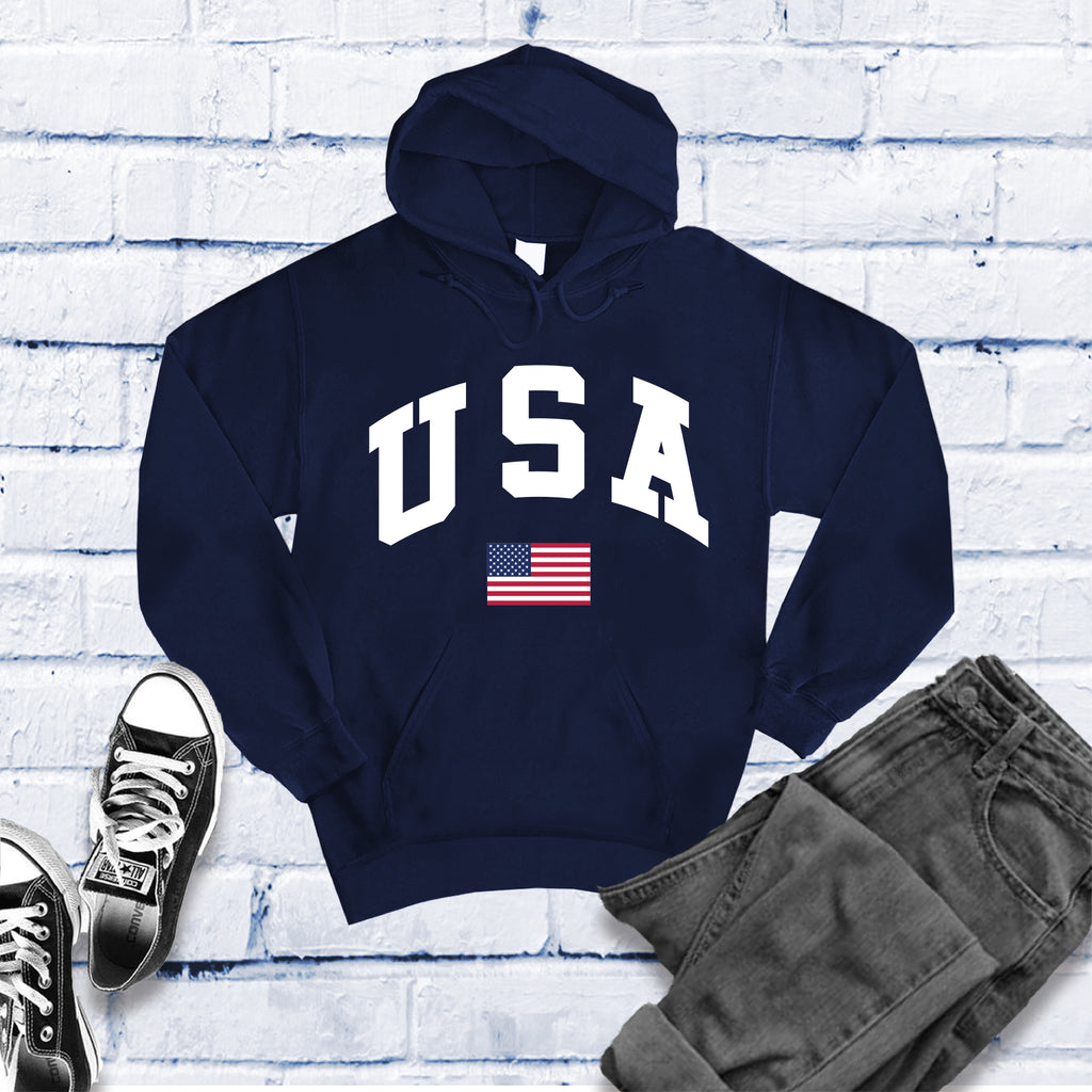 USA Comfortable Hoodie Hoodie tshirts.com Classic Navy S 