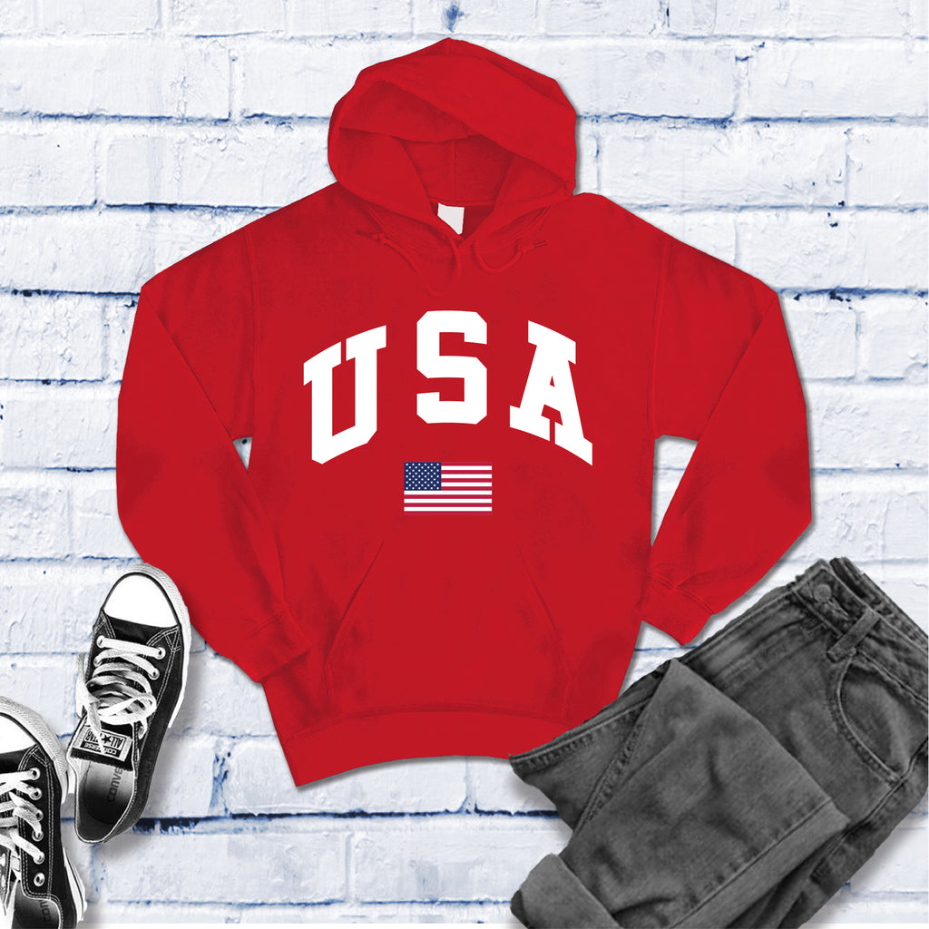 USA Comfortable Hoodie Hoodie tshirts.com Red S 