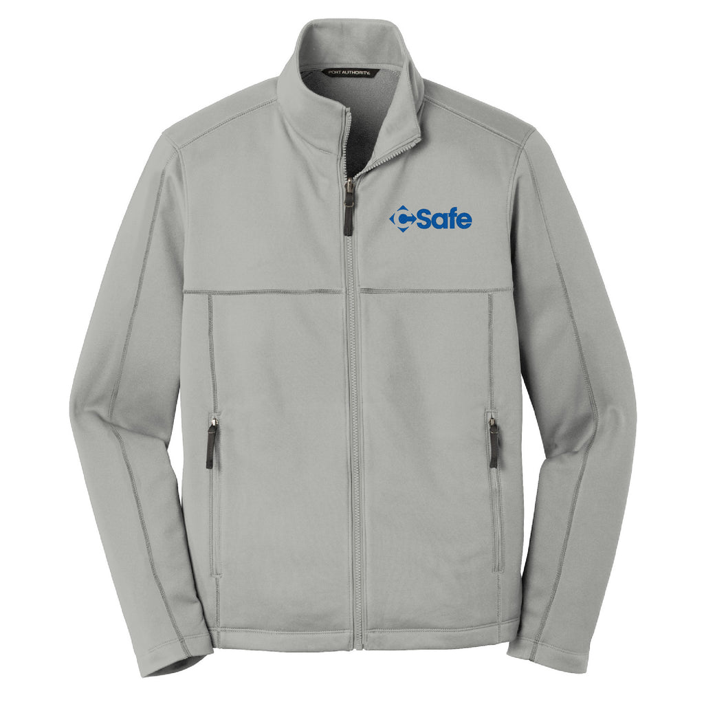 Men's Fleece Full-Zip Jacket F904/E35868  Logos at Work Gusty Grey XS 