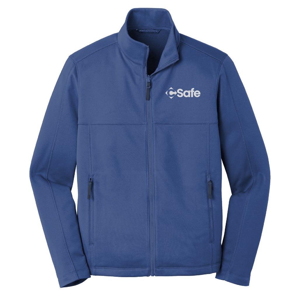 Men's Fleece Full-Zip Jacket F904/E35868  Logos at Work Night Sky Blue XS 