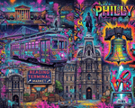 Philly Graffiti Collage - Art Print Image