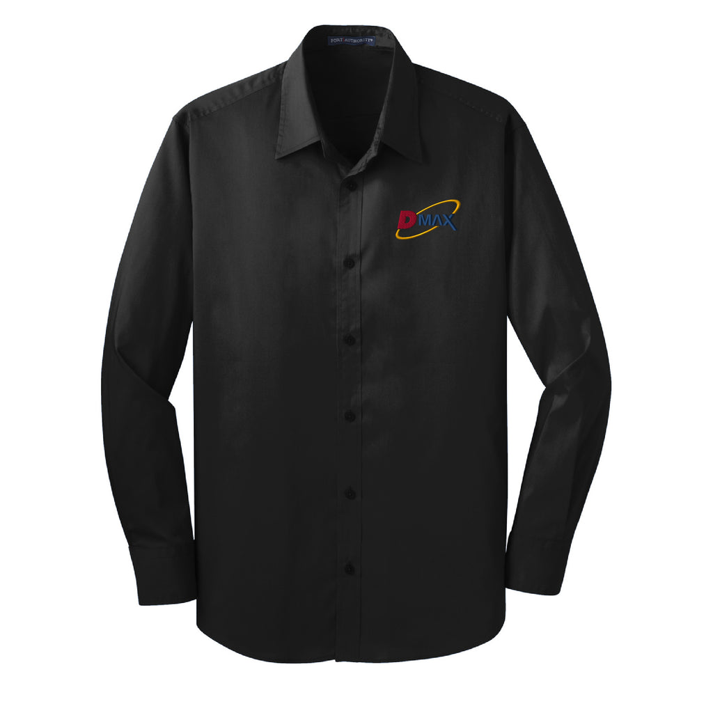 Poplin Shirt S646/E7625 T-Shirt Logos at Work Black XS 