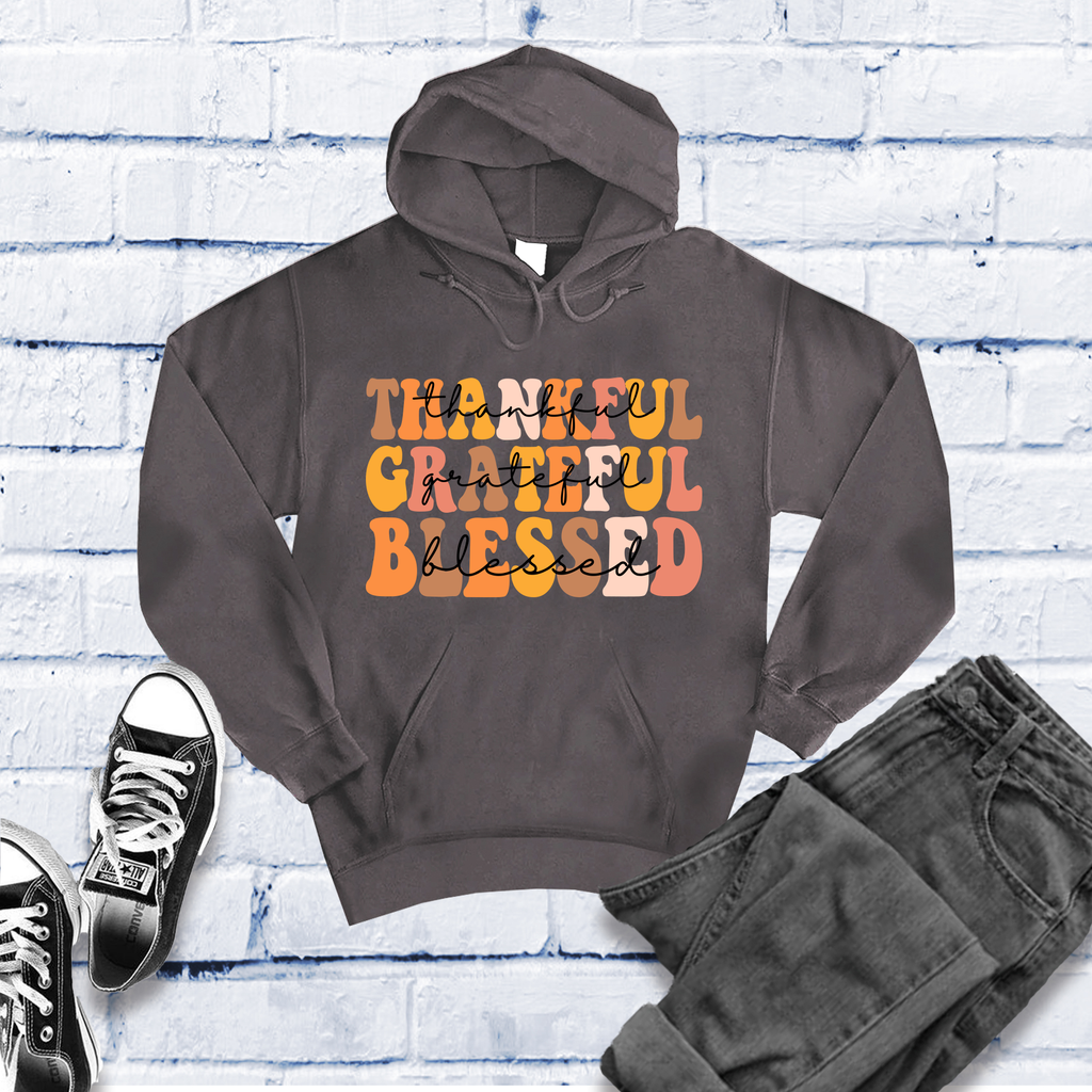 Fall Thankful Grateful Blessed Hoodie Hoodie tshirts.com Charcoal Heather S 