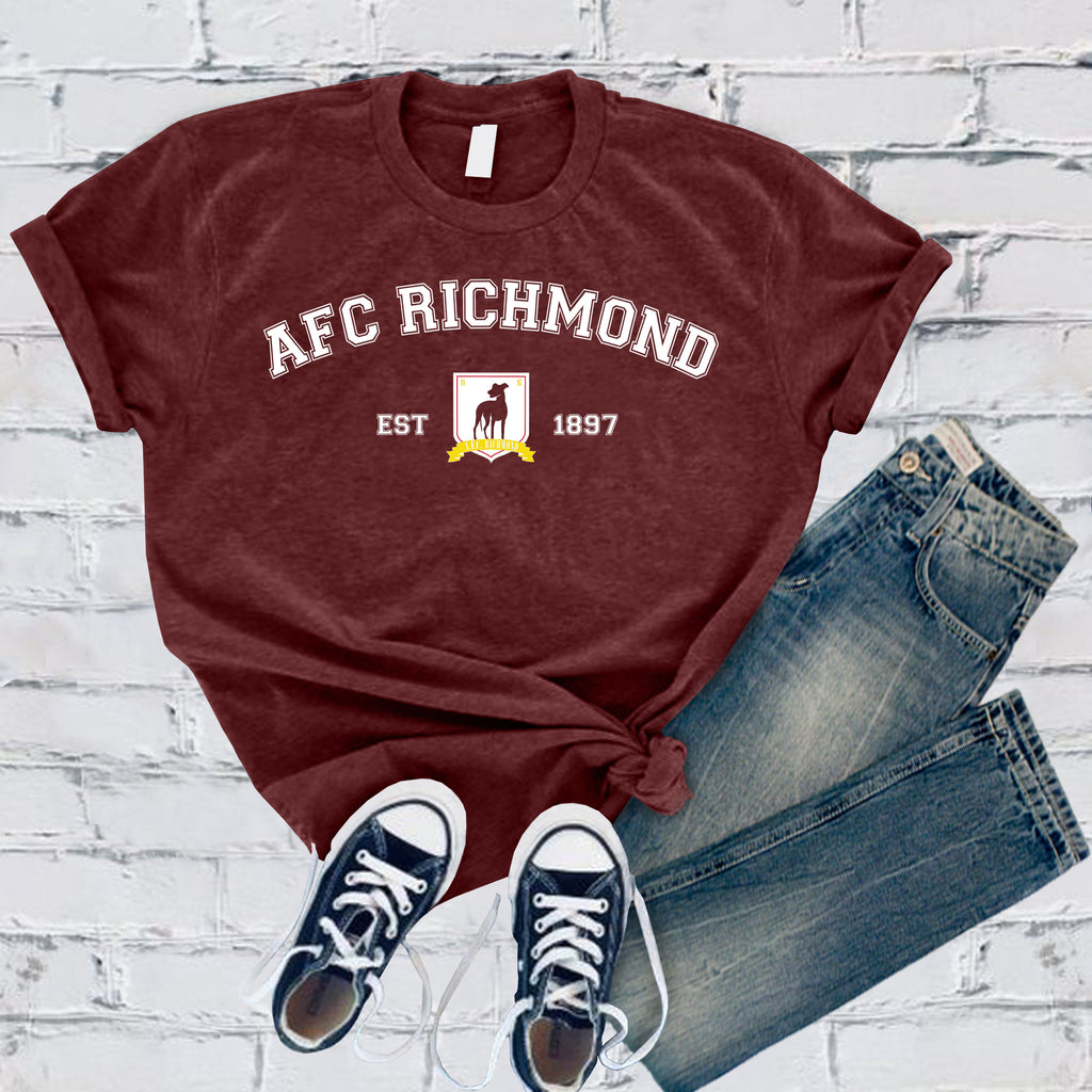AFC Richmond T-Shirt T-Shirt tshirts.com Heather Cardinal S 