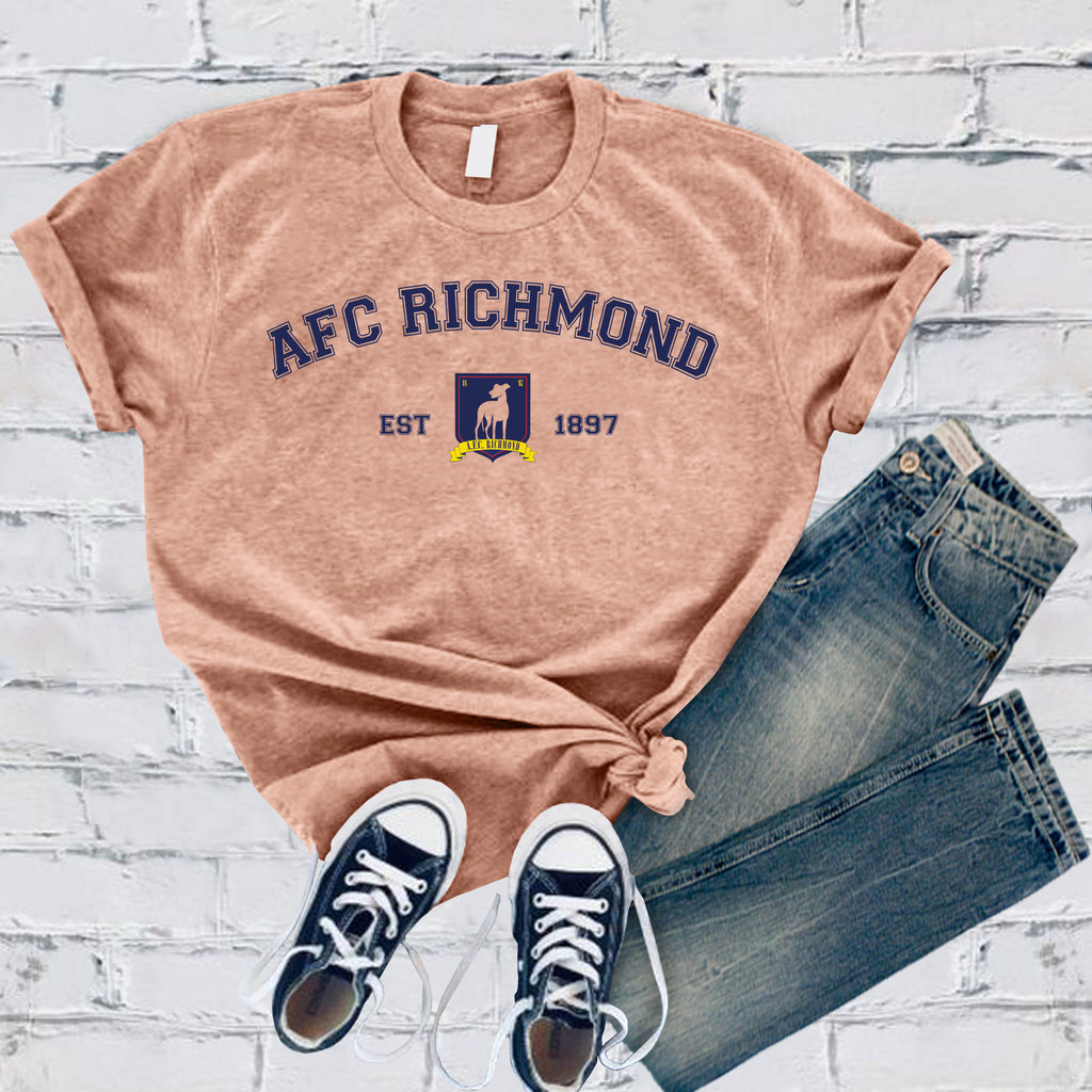AFC Richmond T-Shirt T-Shirt tshirts.com Heather Prism Peach S 