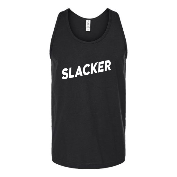 Slacker Unisex Tank Top Tank Top Tshirts.com Black S 