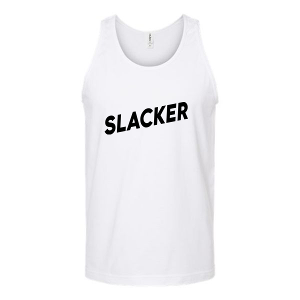 Slacker Unisex Tank Top Tank Top Tshirts.com White S 