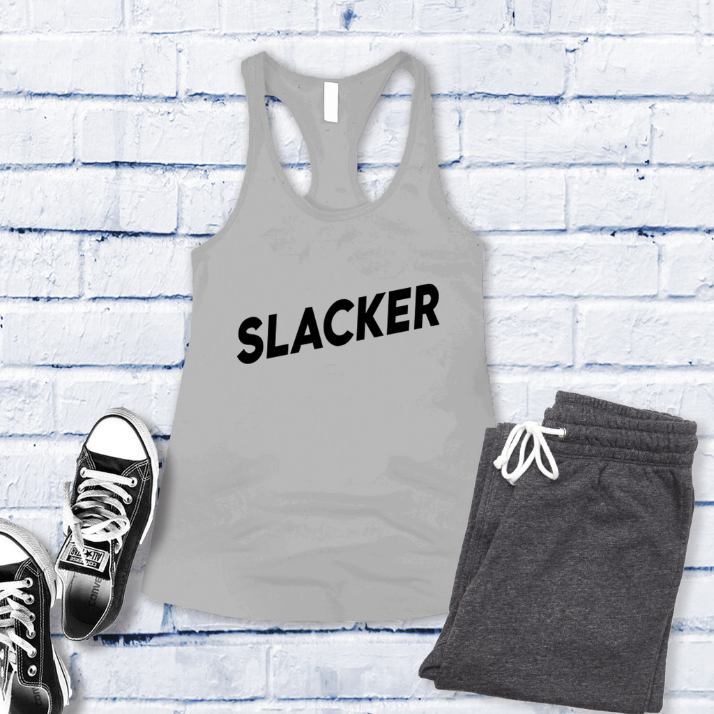 Slacker Women's Tank Top Tank Top Tshirts.com Silver S 