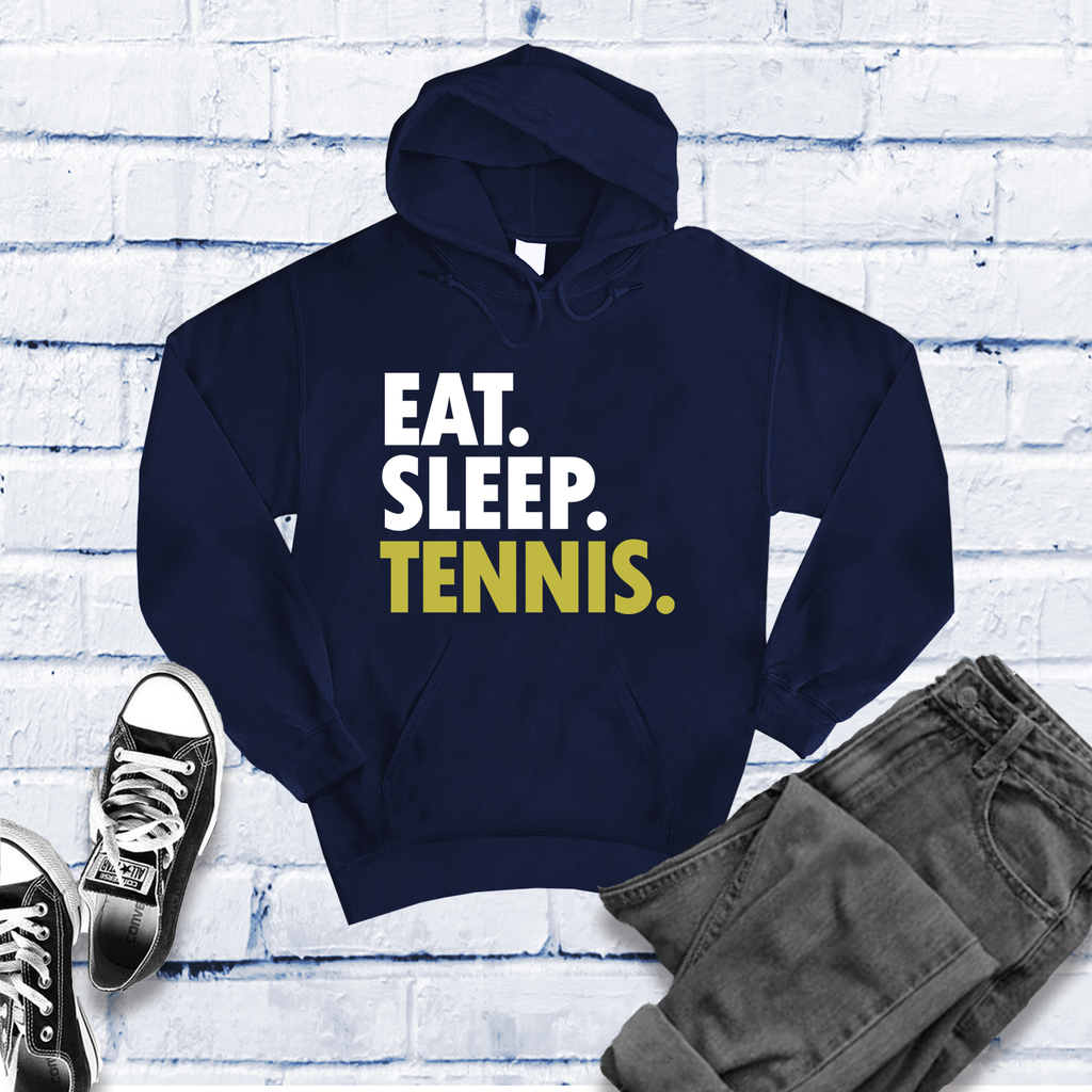 Eat Sleep Tennis Hoodie Hoodie tshirts.com Classic Navy S 