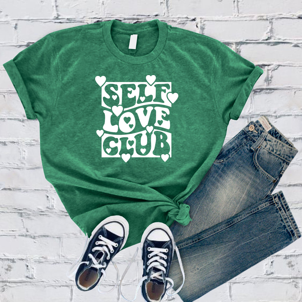 Self Love Club Hearts T-Shirt T-Shirt Tshirts.com Heather Kelly S 
