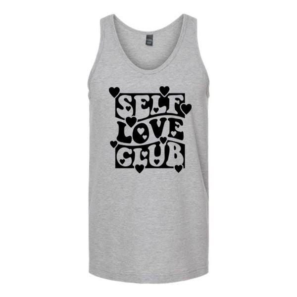 Self Love Club Hearts Unisex Tank Top Tank Top Tshirts.com Heather Grey S 