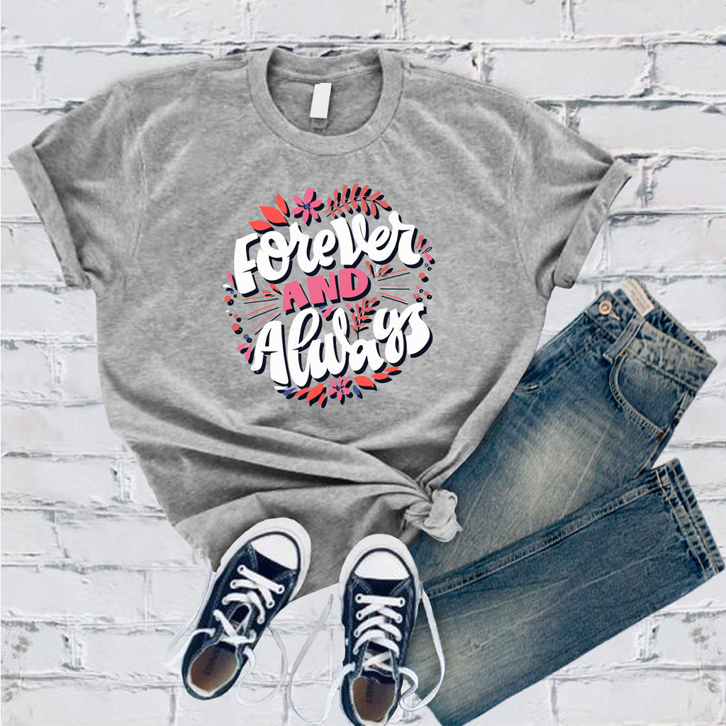 Forever And Always T-Shirt T-Shirt Tshirts.com Athletic Heather S 
