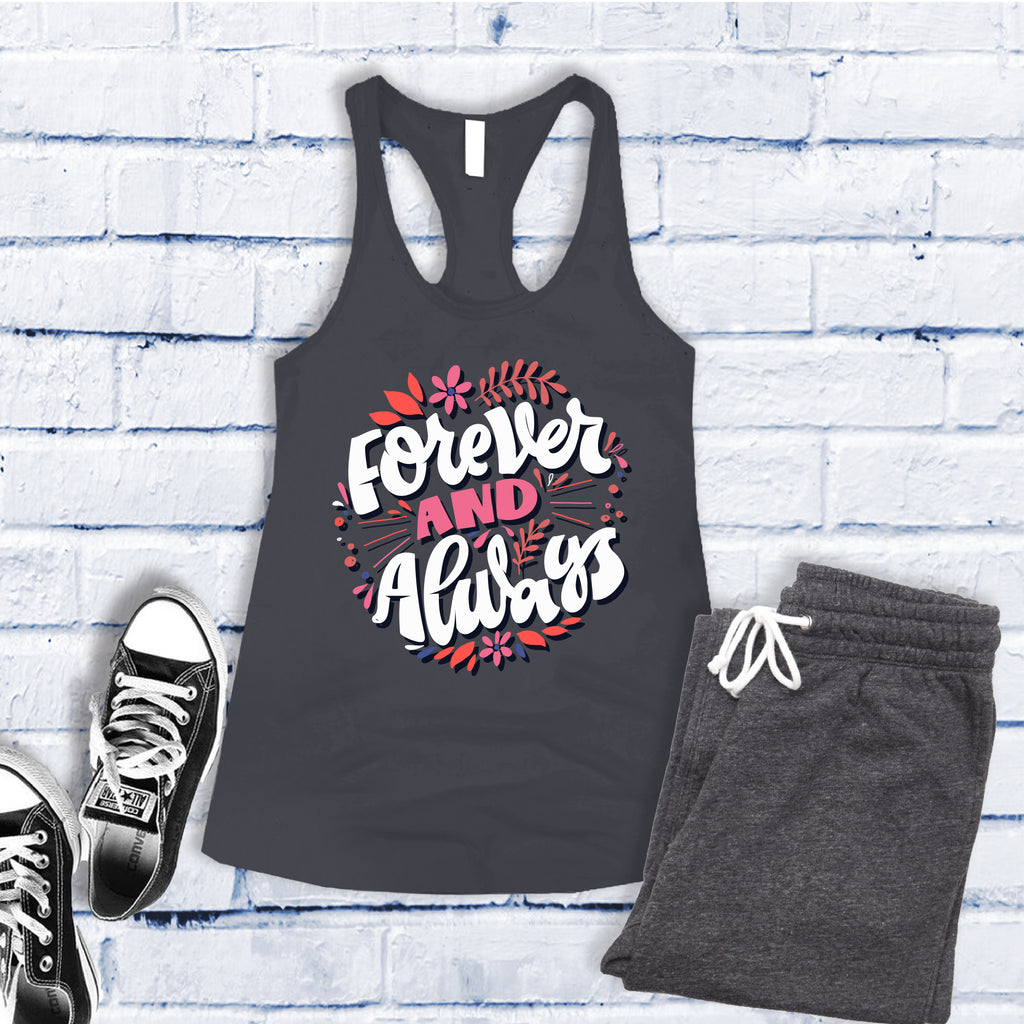 Forever And Always Women's Tank Top Tank Top Tshirts.com Dark Grey S 