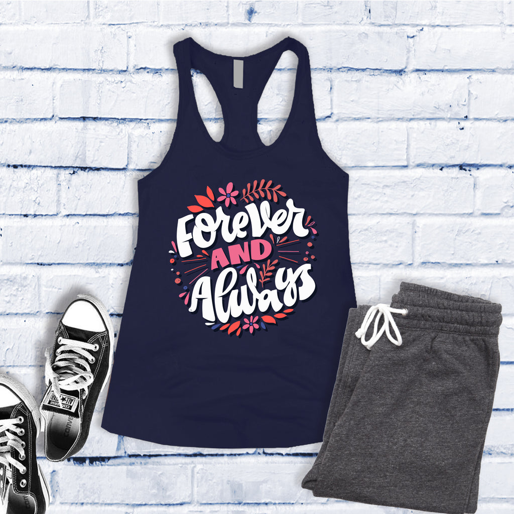 Forever And Always Women's Tank Top Tank Top Tshirts.com Midnight Navy S 