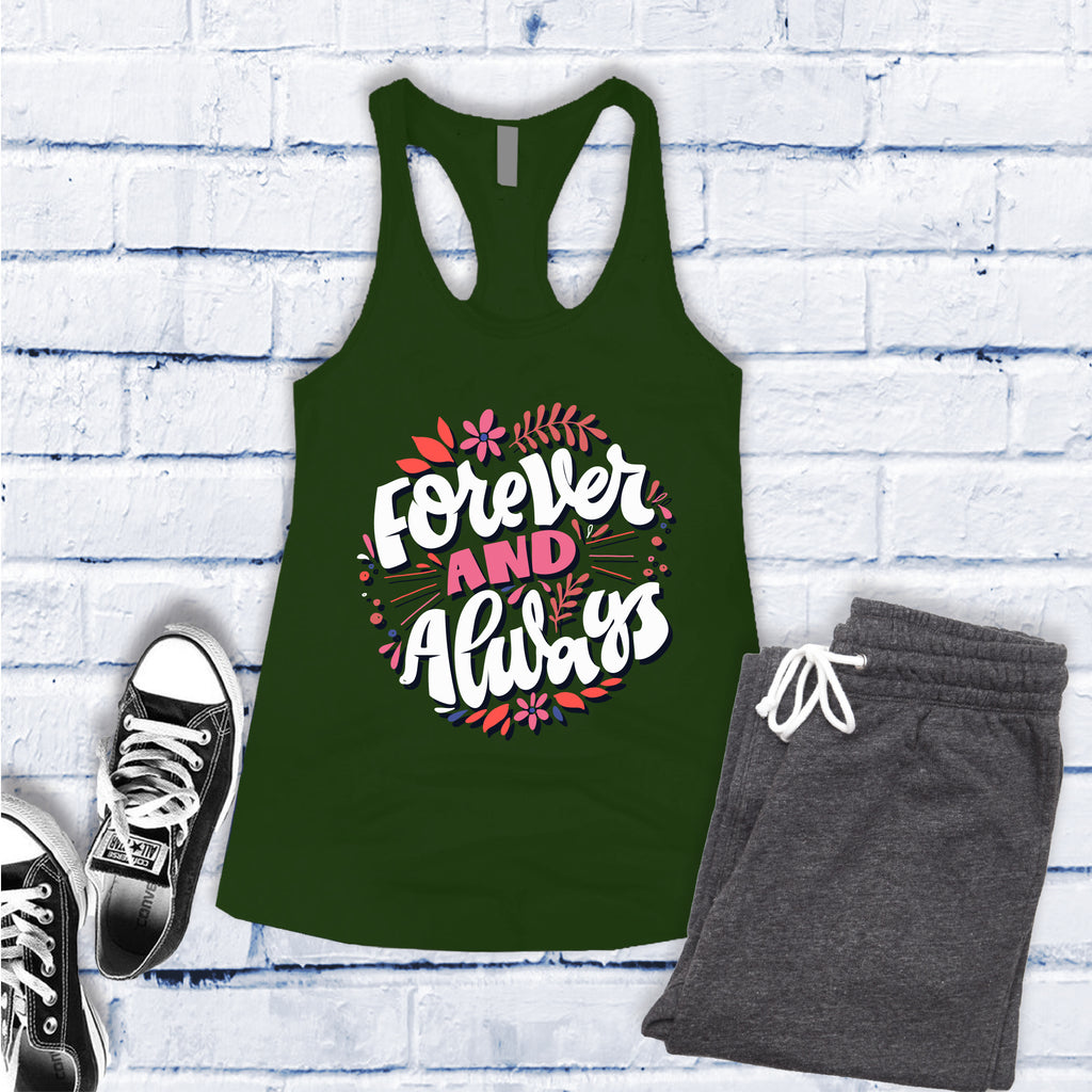 Forever And Always Women's Tank Top Tank Top Tshirts.com Military Green S 