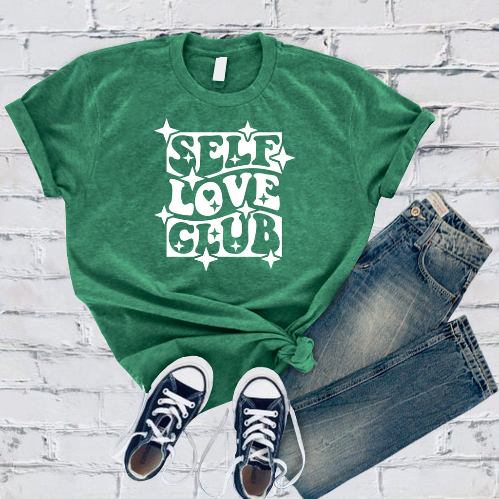 Self Love Club Stars T-Shirt T-Shirt tshirts.com Heather Kelly S 