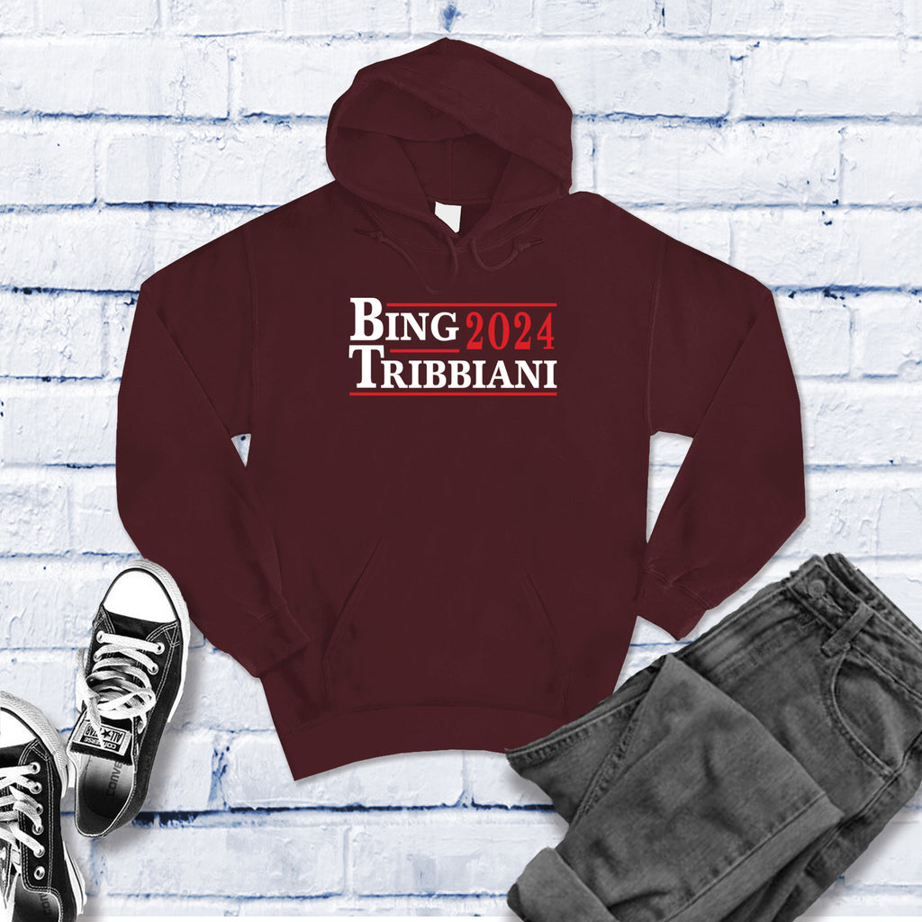 Bing Tribbiani '24 Hoodie Hoodie Tshirts.com Maroon S 