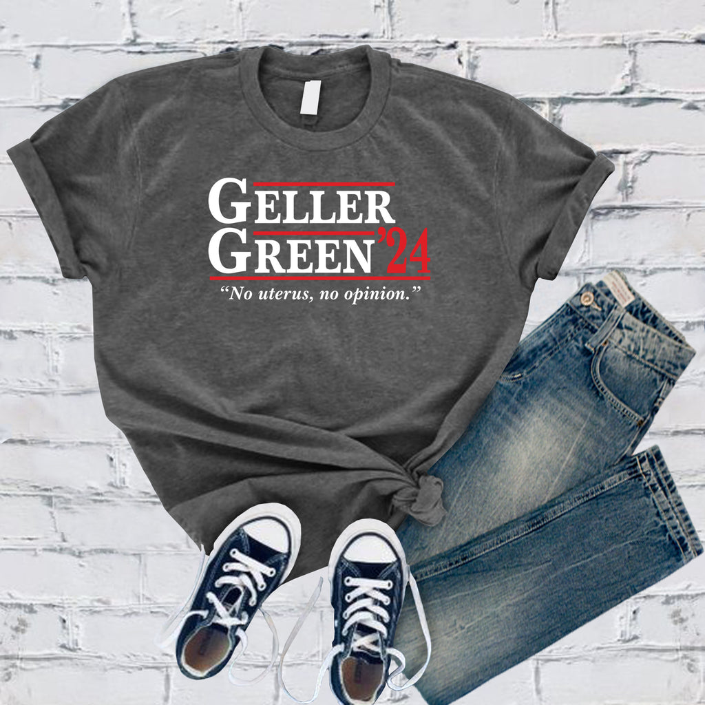 Geller Green '24 T-Shirt T-Shirt tshirts.com Asphalt S 