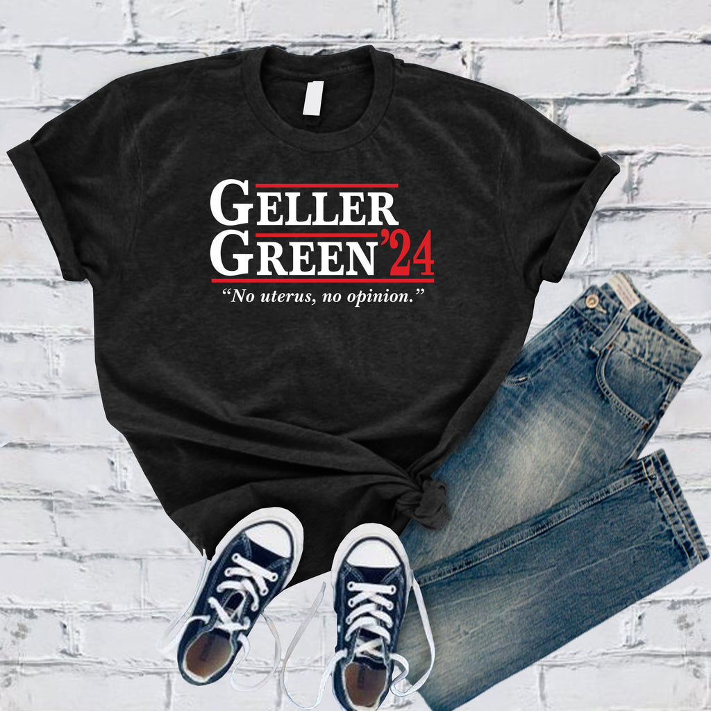 Geller Green '24 T-Shirt T-Shirt tshirts.com Black S 