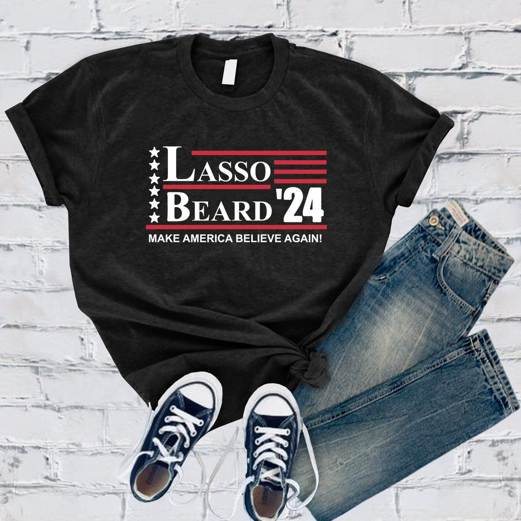 Lasso Beard 24 T-Shirt T-Shirt Tshirts.com Black S 