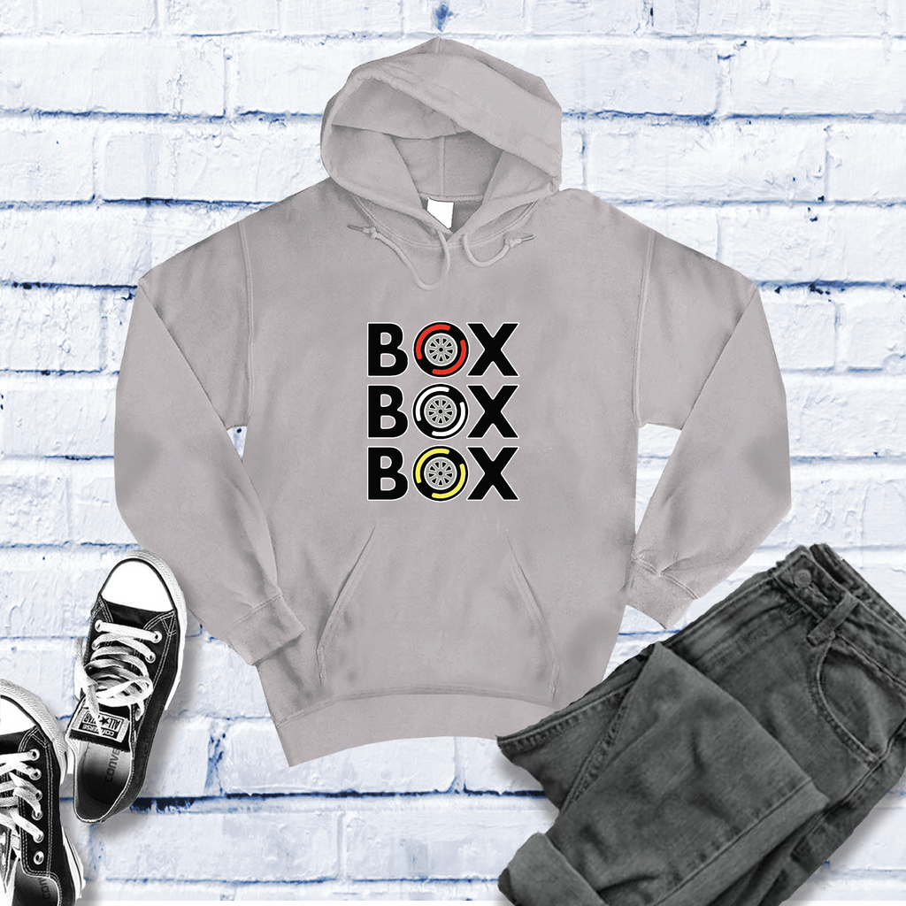 Box Box Box Hoodie Hoodie Tshirts.com Grey Heather S 