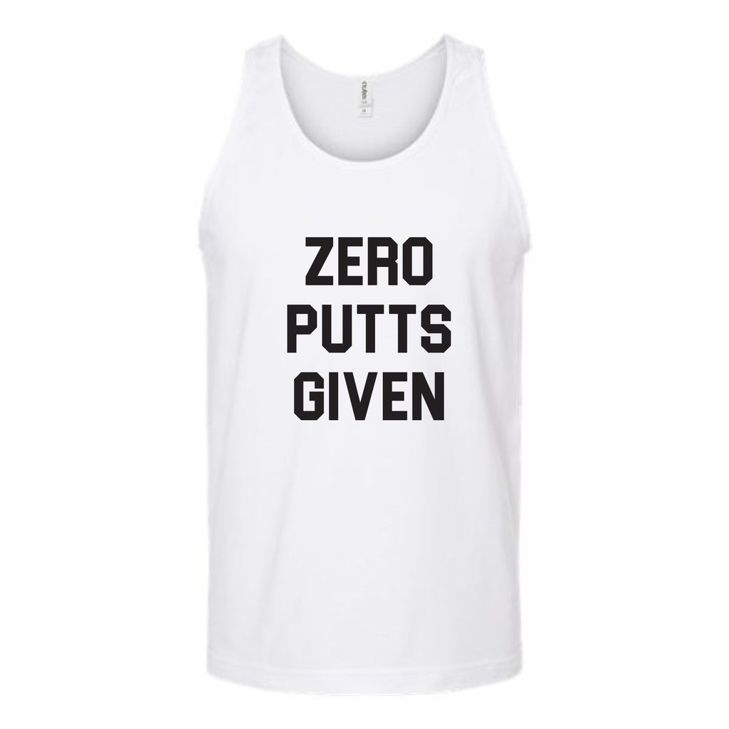 Zero Putts Given Unisex Tank Top Tank Top tshirts.com White S 