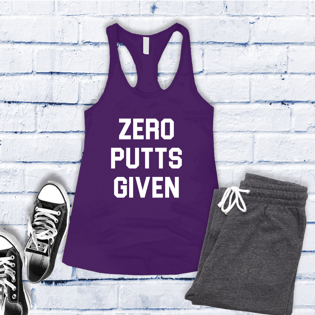 Zero Putts Given Women's Tank Top Tank Top tshirts.com Purple Rush S 