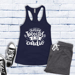 Chasing Toddlers is My Cardio Women's Tank Top Image