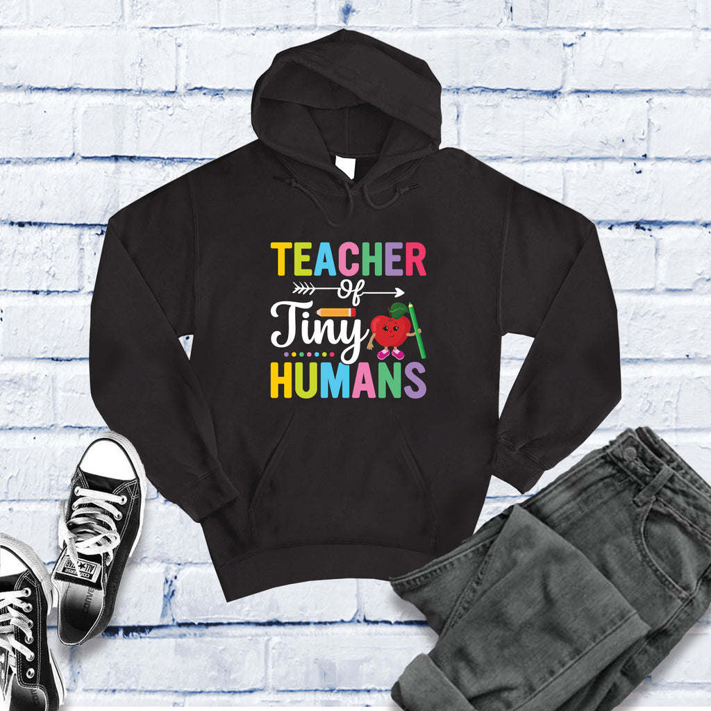 Teacher of Tiny Humans Hoodie Hoodie Tshirts.com Black S 