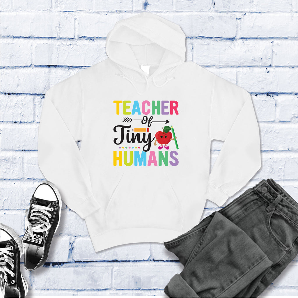 Teacher of Tiny Humans Hoodie Hoodie Tshirts.com White S 