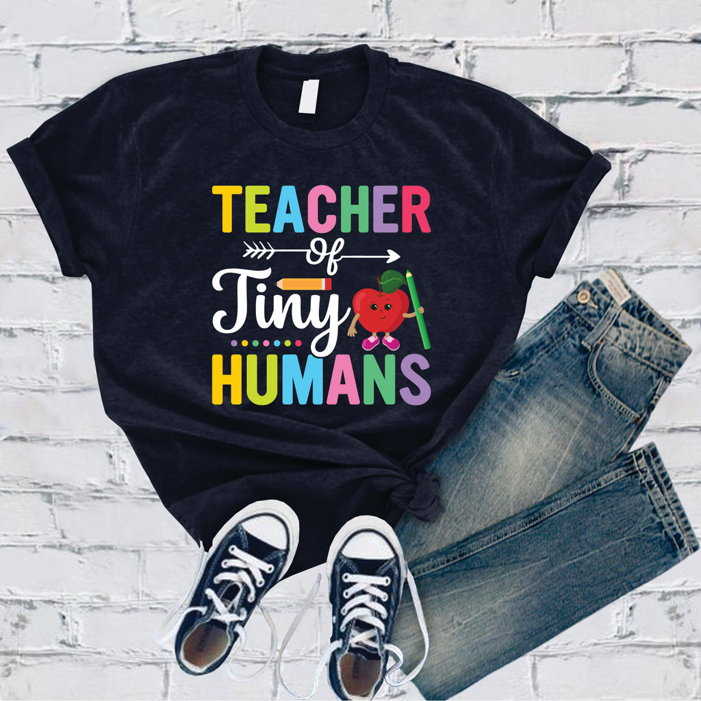 Teacher of Tiny Humans T-Shirt T-Shirt Tshirts.com Navy S 
