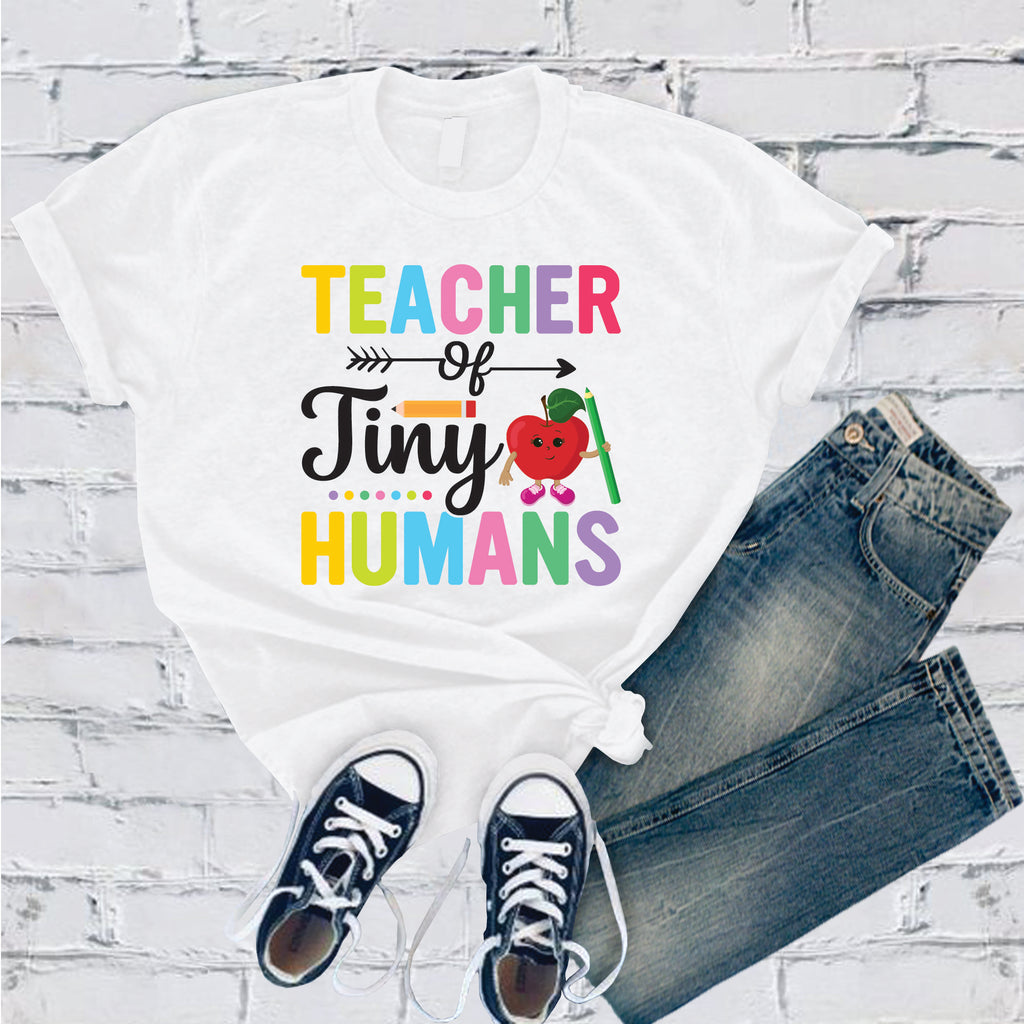 Teacher of Tiny Humans T-Shirt T-Shirt Tshirts.com White S 