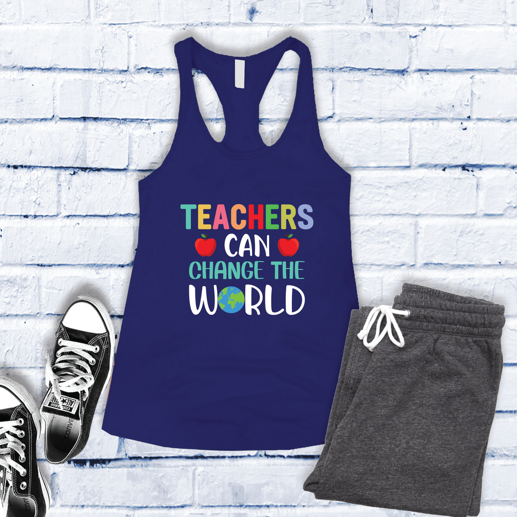 Teachers Can Change The World Women's Tank Top Tank Top Tshirts.com Royal S 