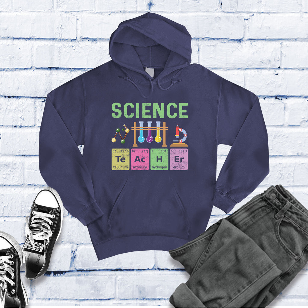 Science Teacher Hoodie Hoodie Tshirts.com Classic Navy Heather S 