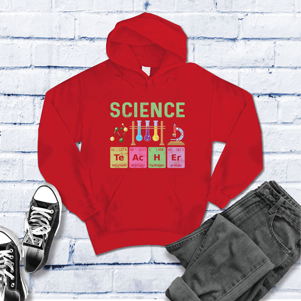 Science Teacher Hoodie Hoodie Tshirts.com Red S 