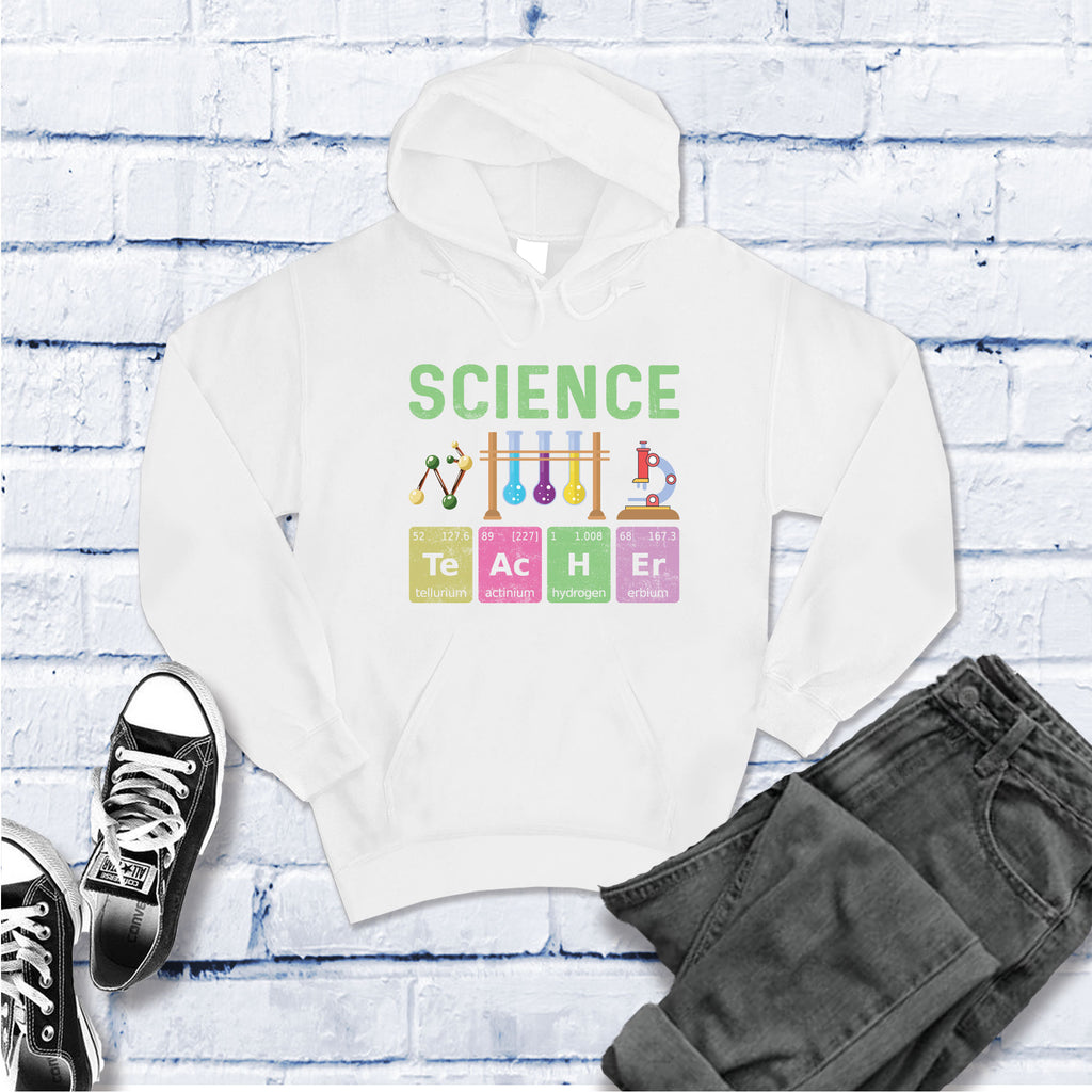 Science Teacher Hoodie Hoodie Tshirts.com White S 