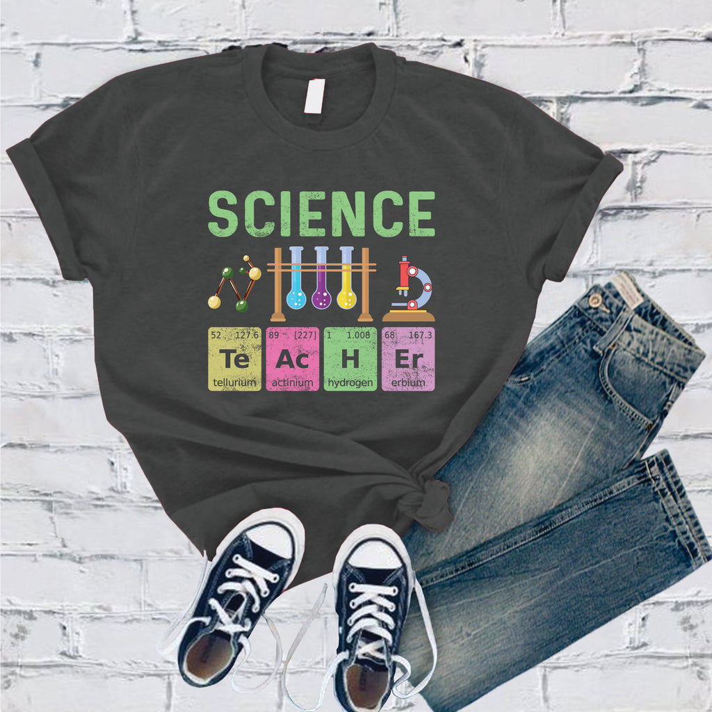 Science Teacher T-Shirt T-Shirt Tshirts.com Asphalt S 