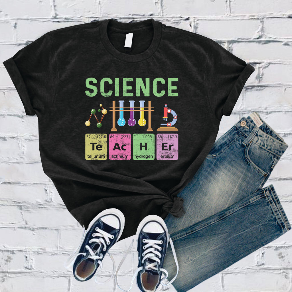 Science Teacher T-Shirt T-Shirt Tshirts.com Black S 