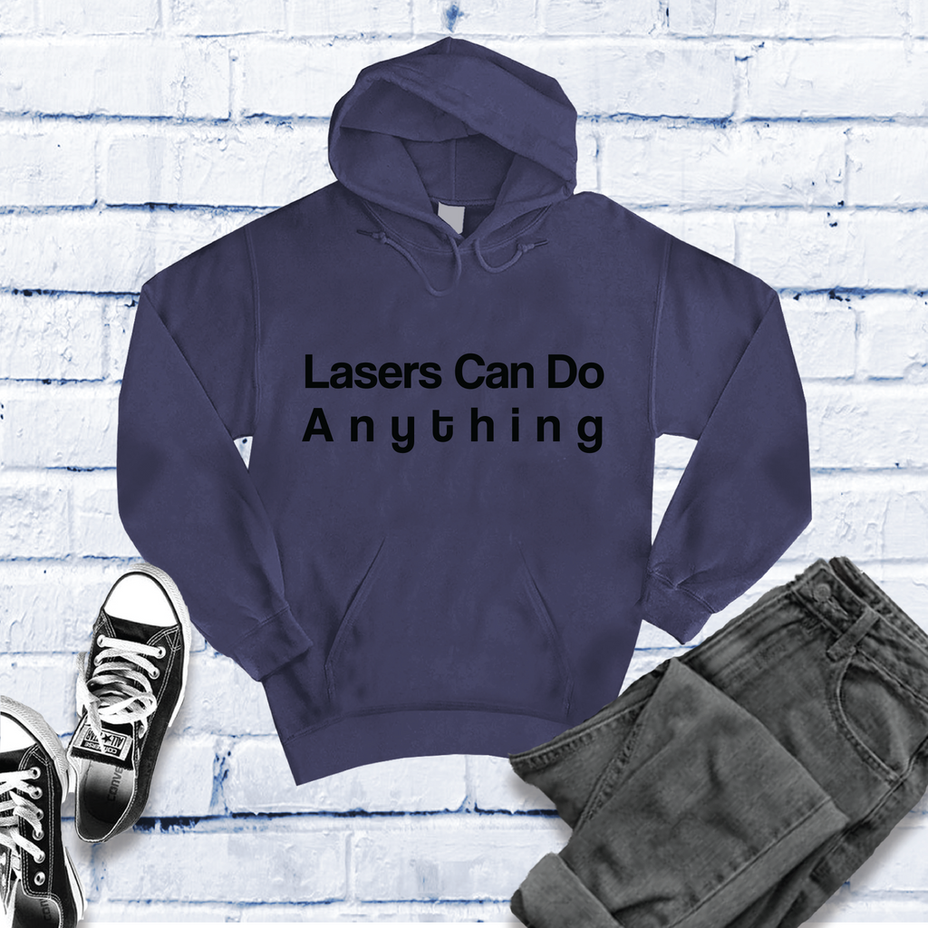 Lasers Can Do Anything Hoodie Hoodie Tshirts.com Classic Navy Heather S 
