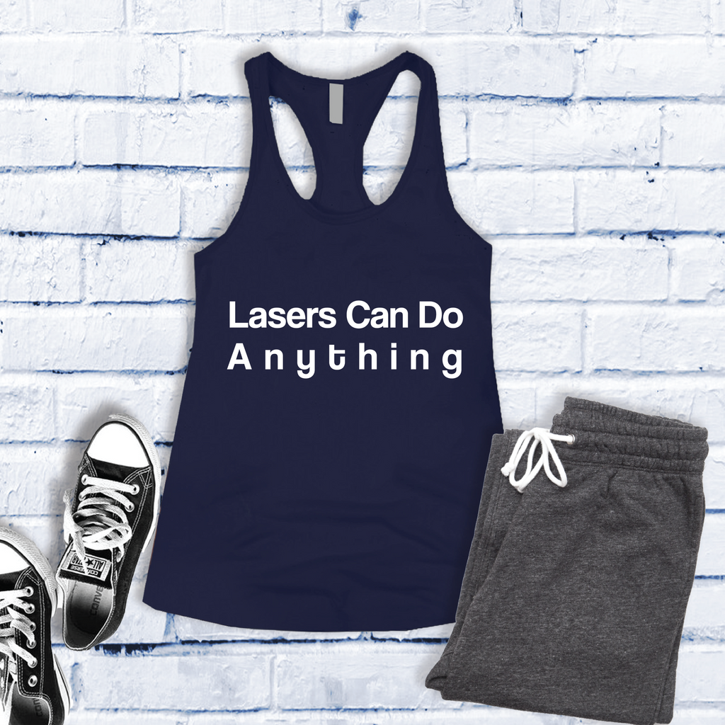 Lasers Can Do Anything Women's Tank Top Tank Top Tshirts.com Midnight Navy S 