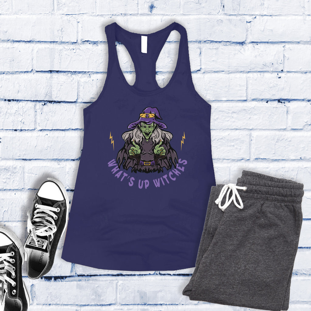 What's Up Witches Women's Tank Top Tank Top Tshirts.com Midnight Navy S 