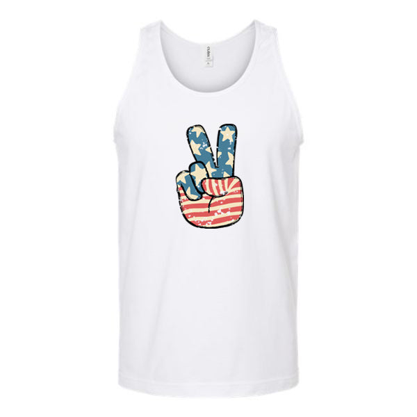 American Peace Hands Unisex Tank Top Tank Top tshirts.com White S 