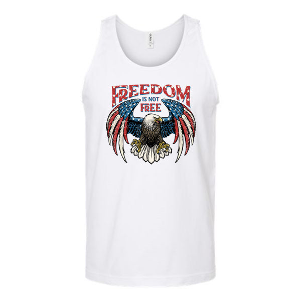 Freedom is Not Free Eagle Unisex Tank Top Tank Top tshirts.com White S 