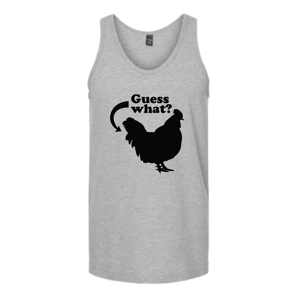Guess What? Unisex Tank Top Tank Top tshirts.com Heather Grey S 