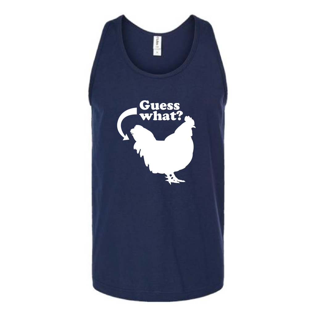 Guess What? Unisex Tank Top Tank Top tshirts.com Navy S 