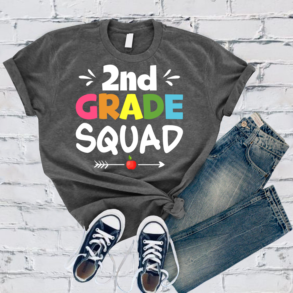 2nd Grade Squad T-Shirt T-Shirt Tshirts.com Asphalt S 