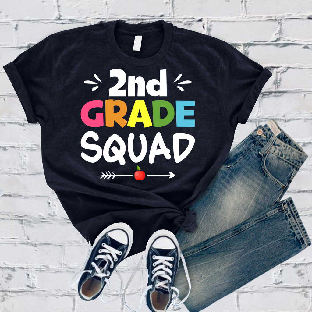 2nd Grade Squad T-Shirt T-Shirt Tshirts.com Navy S 