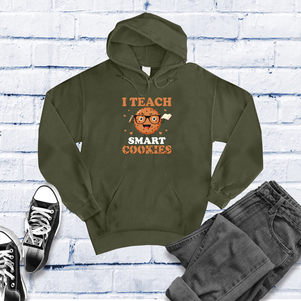 I Teach Smart Cookies Hoodie Hoodie tshirts.com Army S 
